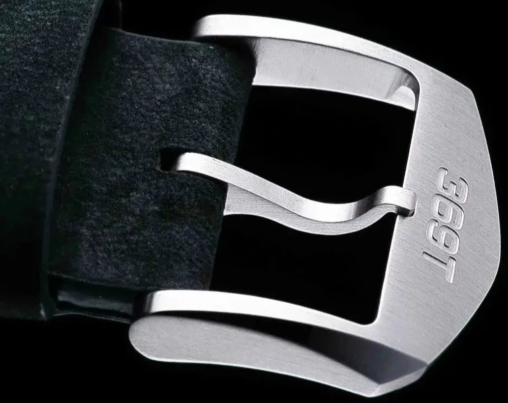 Engraved Buckle of the 369T watch