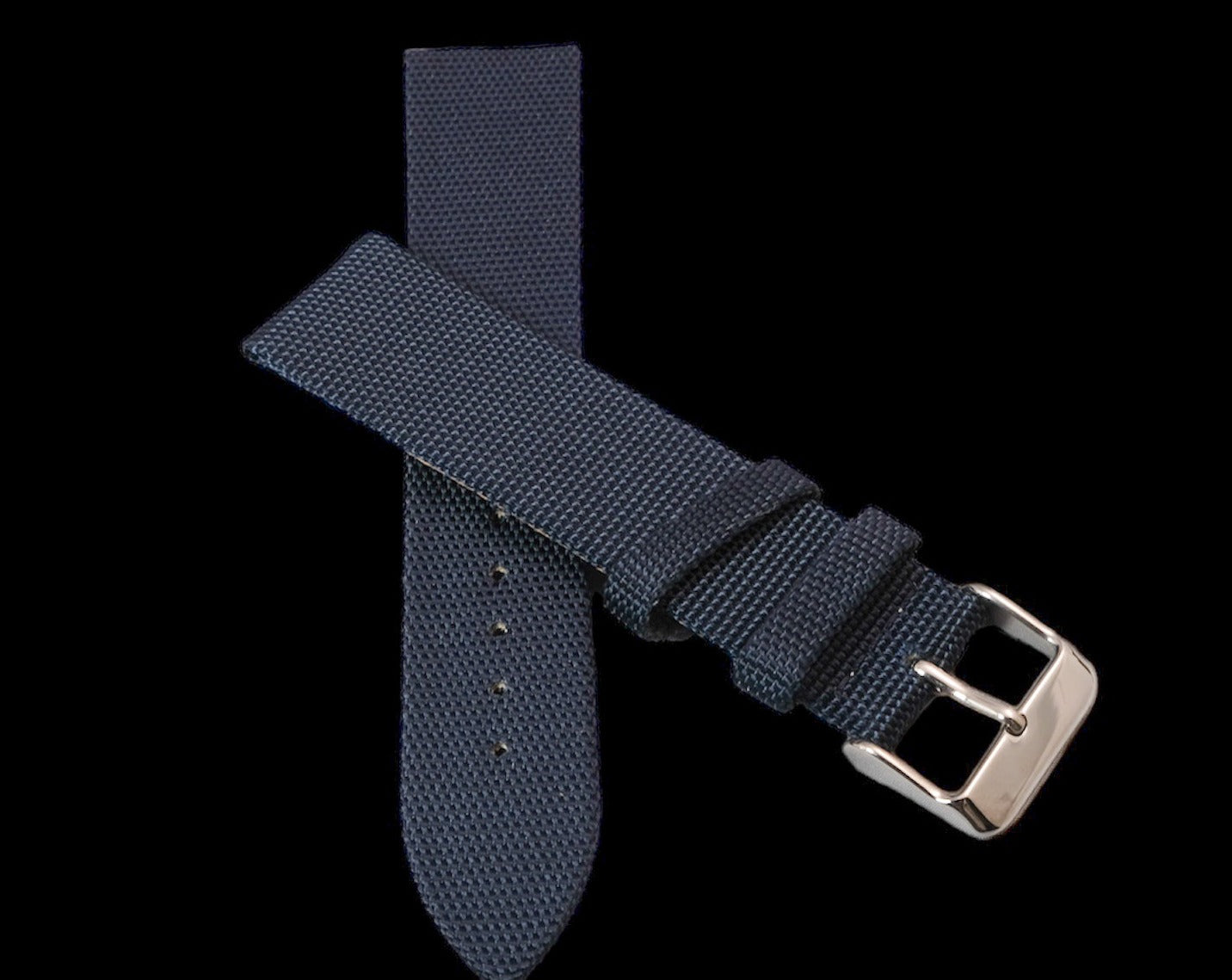 Canvas blue spare strap