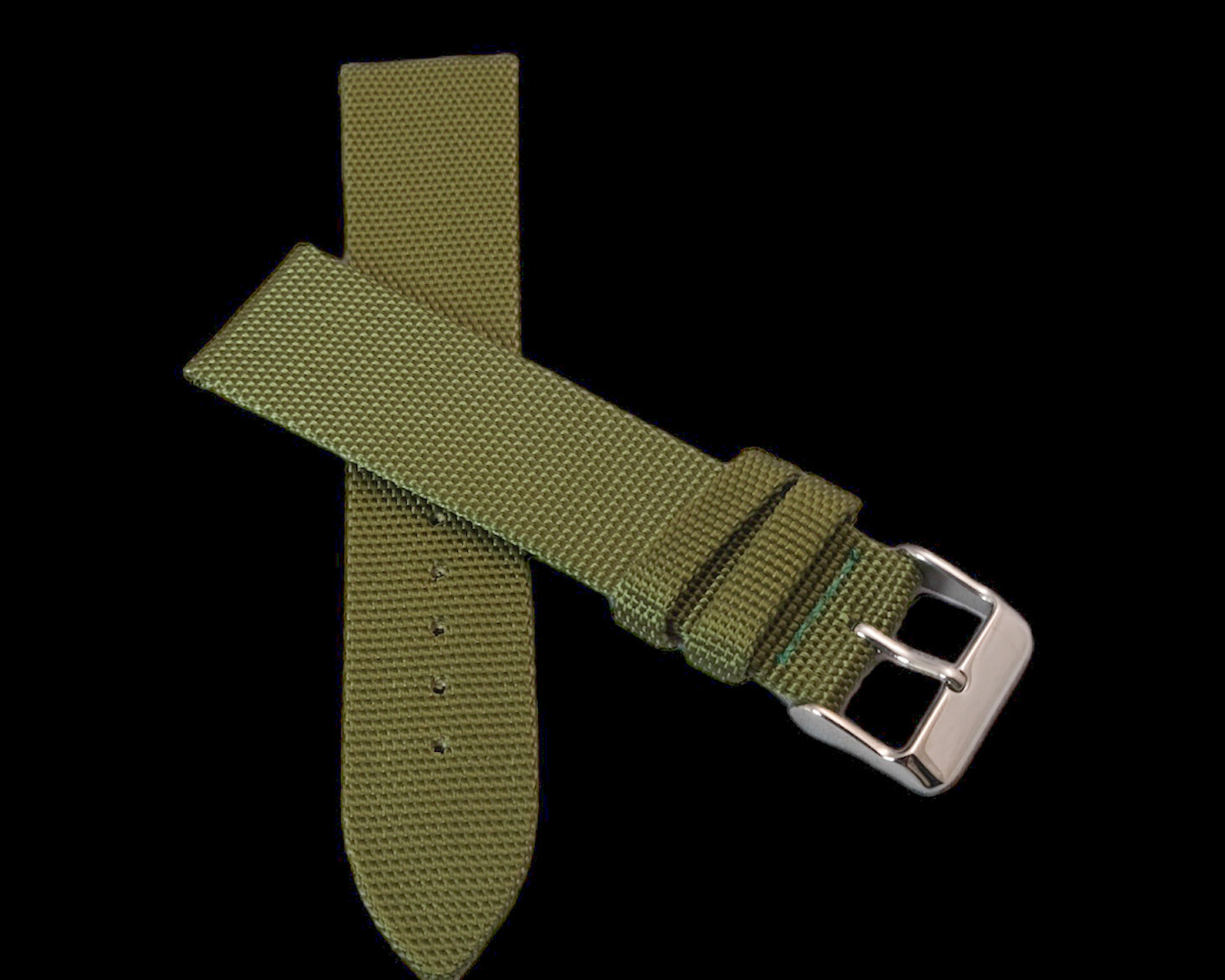 Spare strap in canvas for the green bezel watch